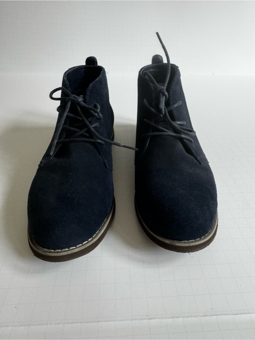 Bass Men's Navy Suede Chukka Boots